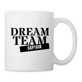 Capitaine de l’équipe de rêve - Capitaine, entraîneur, meilleur groupe - Mug blanc - blanc - Droite