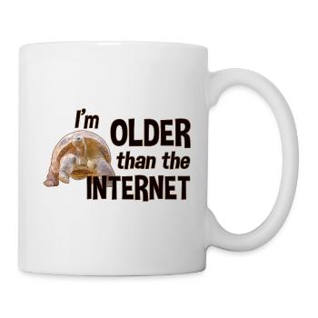 I'm older than the Internet - Turtle - Mug - white - Right