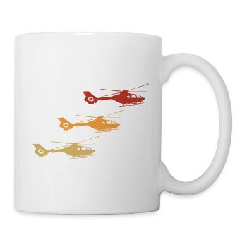 Helicopter Helicopter Vintage - Mug - white - Right