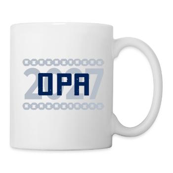 Baby verkünden, Opa 2027 - Tasse - Weiß - Rechts