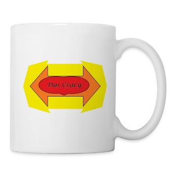 Das Crazy Comic-Arcade Design - Tasse - Weiß - Rechts