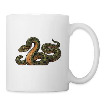 Retro anaconda - Mug - white - Right