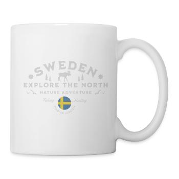 Schweden Nordabenteuer Natur - Tasse - Weiß - Rechts