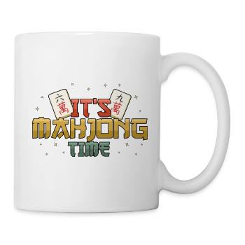 It's Mahjong Time Mahjong Game Social Club - Mug - white - Right