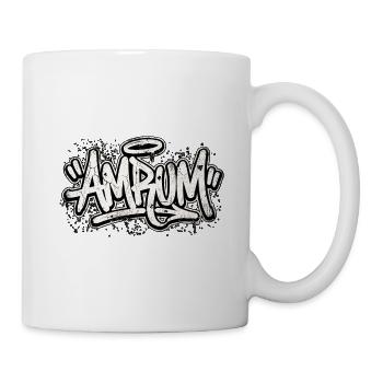 Amrum Graffiti Oldschool Hip Hop - Tasse - Weiß - Rechts