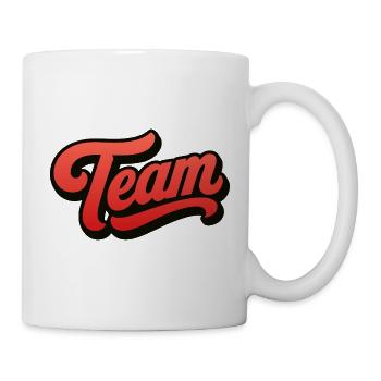 Team - Tasse - Weiß - Rechts