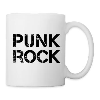 Punkrock-Logo - Tasse - Weiß - Rechts