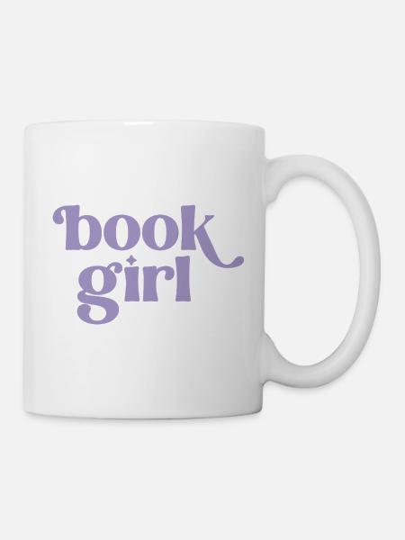 Book Girl - Tasse - Weiß