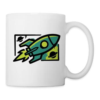 Rocket Graffiti Graphic - Mug - white - Right