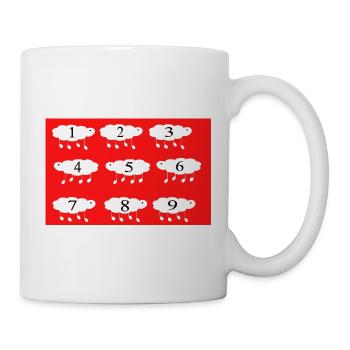 Counting sheep - Mug - white - Right