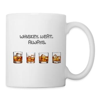 Noble whisky design for real connoisseurs. Minimalist - Mug - white - Right