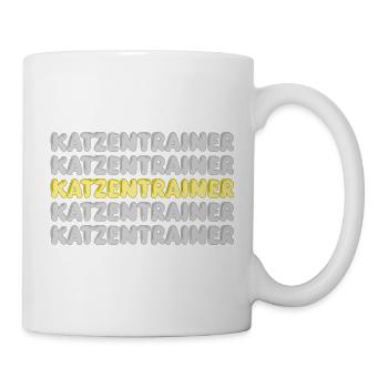 Beruf Katzentrainer - Tasse - Weiß - Rechts