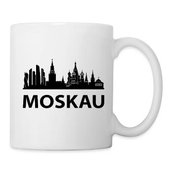 MOSKAU Skyline - Tasse - Weiß - Rechts