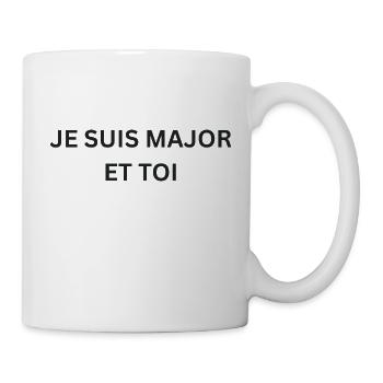 Major super pouvoir homme - Mug blanc - blanc - Droite