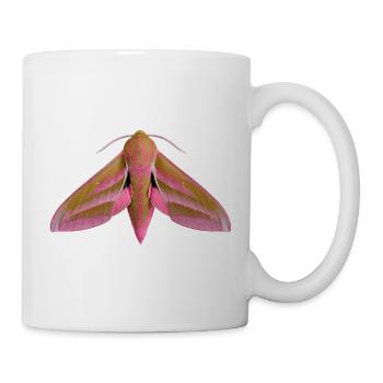 Elefantenfalkenfalter Deilephila elpenor - Tasse - Weiß - Rechts