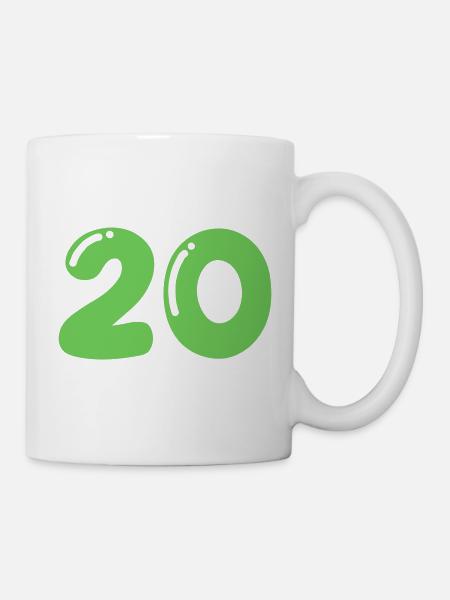 20- - Tasse - Weiß