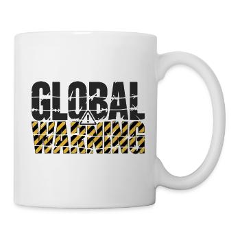 Global Warning Klima - Tasse - Weiß - Rechts