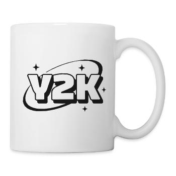 Y2K Nostalgie Neon Sparkle - Tasse - Weiß - Rechts