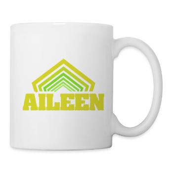 Frauenname Aileen - Tasse - Weiß - Rechts