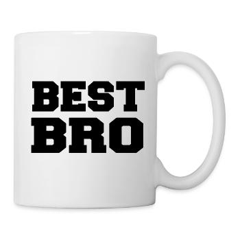 Bester Bruder Bester Bruder Tippfehler Schwarz - Tasse - Weiß - Rechts