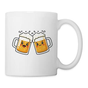 Prost Mahlzeit – Bierkrüge Wiesen Bierfest - Tasse - Weiß - Rechts