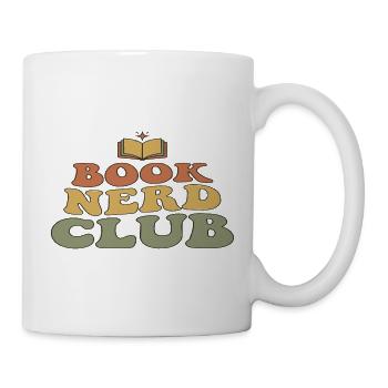 Buchnerd Club – Bücherliebe - Tasse - Weiß - Rechts