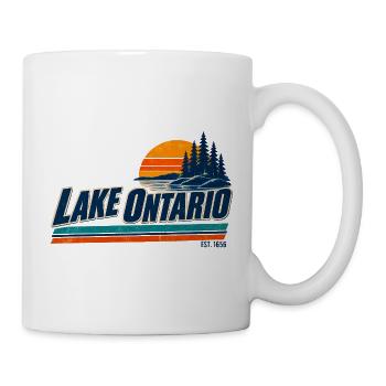 Lake Ontario EST 1656 Retro - Tasse - Weiß - Rechts