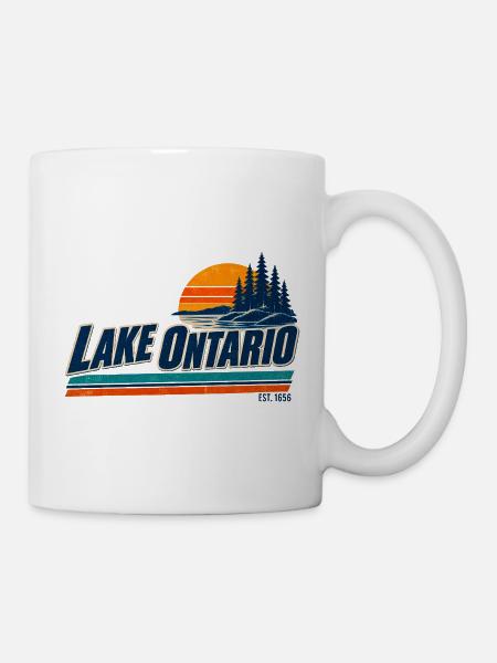 Lake Ontario EST 1656 Retro - Tasse - Weiß