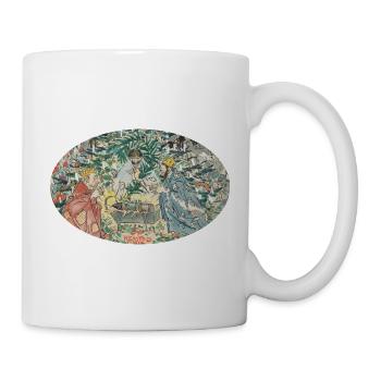 Christmas_Truce_1914_trench_art - Tasse - Weiß - Rechts