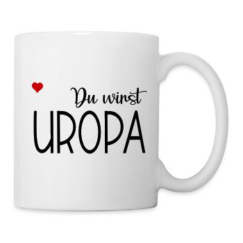 Du wirst Uropa - Tasse - Weiß - Rechts