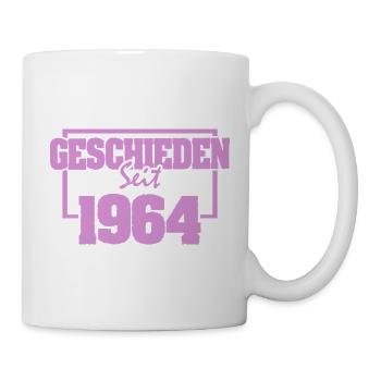 Scheidung 1964 - Tasse - Weiß - Rechts