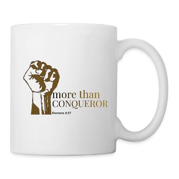 Mehr als nur Eroberer - Tasse - Weiß - Rechts