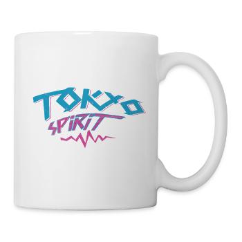 Tokio Spirit Neon-Graffiti - Tasse - Weiß - Rechts