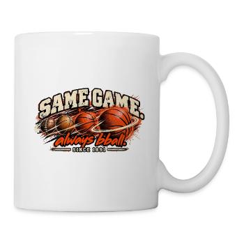 Basketball - Tasse - Weiß - Rechts