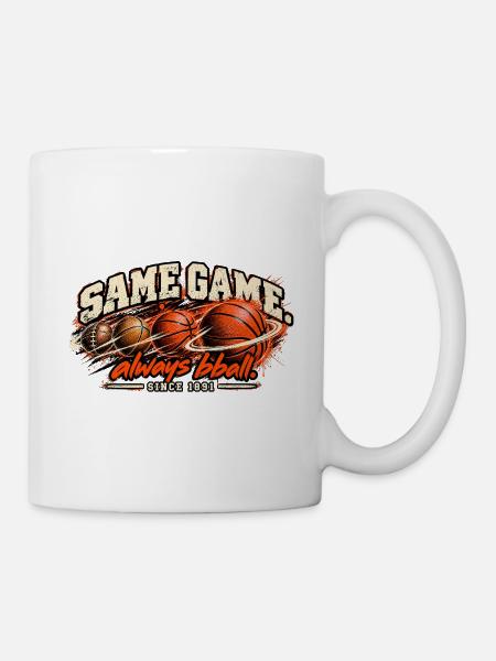 Basketball - Tasse - Weiß