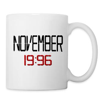 30. Geburtstag, November 1996 - Tasse - Weiß - Rechts
