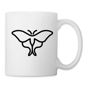 Moon Butterfly - Tasse - Weiß - Rechts