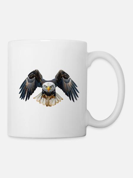 Weißkopfseeadler Bald Eagle - Tasse - Weiß