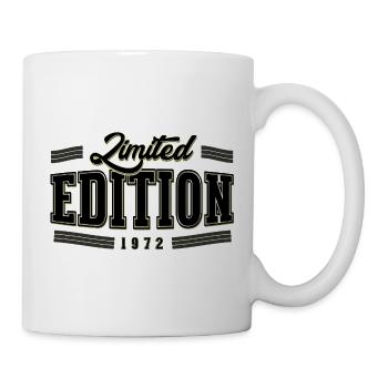 Limited Edition 1972 – 54. Geburtstag Vintage - Tasse - Weiß - Rechts