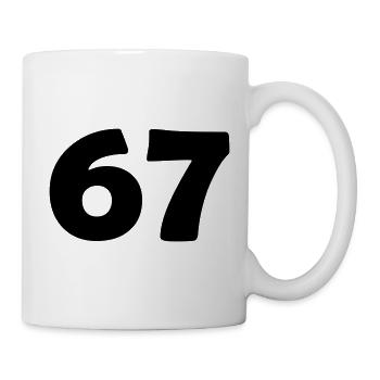 67 - Tasse - Weiß - Rechts