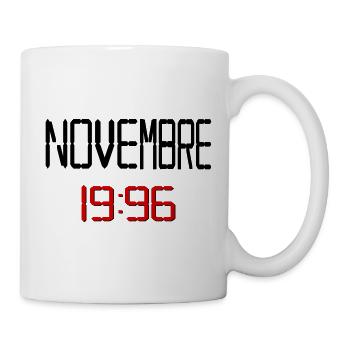 Geburtstag, November 1996 Englisch - Tasse - Weiß - Rechts