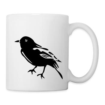 Spatz - Tasse - Weiß - Rechts