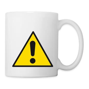 achtung - Tasse - Weiß - Rechts