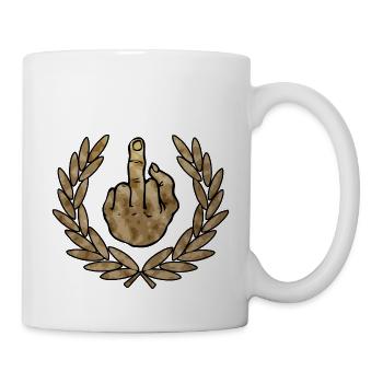 fuck - Tasse - Weiß - Rechts