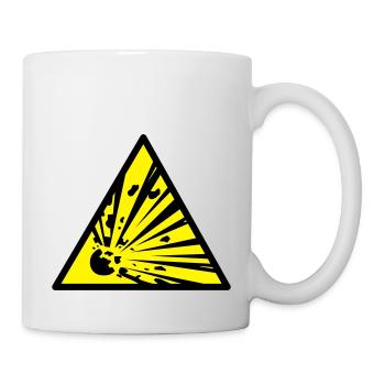 explosiv - Tasse - Weiß - Rechts