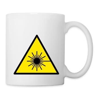 laser - Tasse - Weiß - Rechts