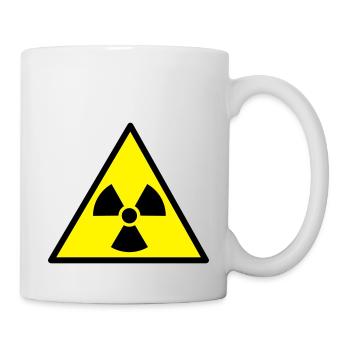 Radioaktiv - Tasse - Weiß - Rechts
