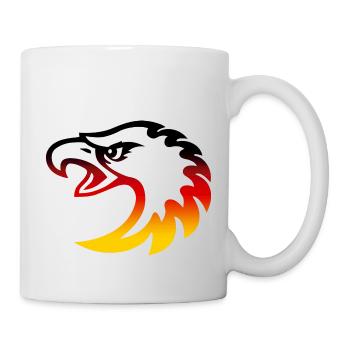 Germany eagle head - Mug - white - Right