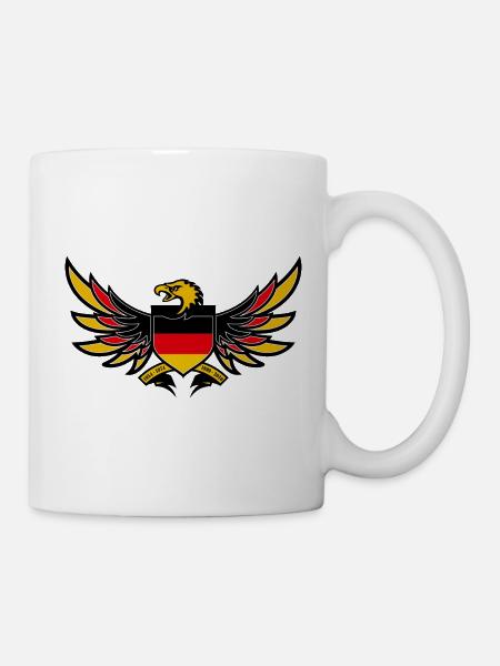 deutschlandwappen - Tasse - Weiß