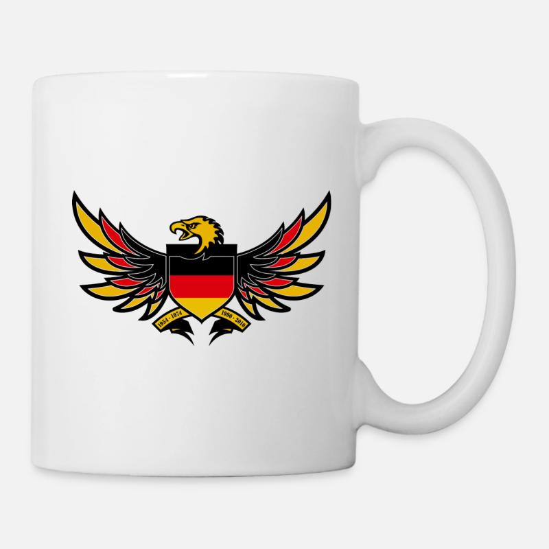deutschlandwappen - Tasse - Weiß
